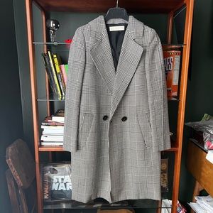 Stella McCartney Houndstooth Wool Coat
